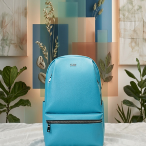 Premium Leather Ladies Shoulder Bag Blue - BL-63